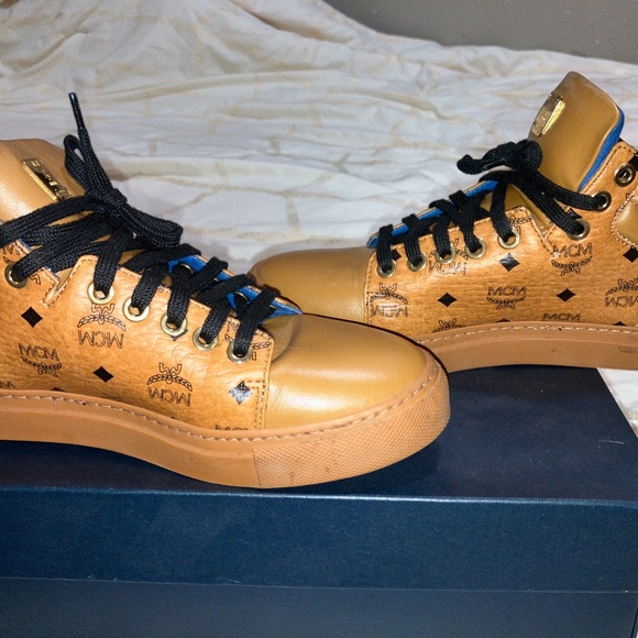 MCM Visetos Womens Sneakers - Picture 2 of 9